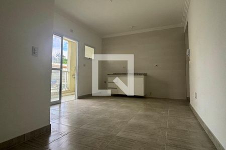 Sala/cozinha  de apartamento à venda com 2 quartos, 51m² em Jardim Copacabana, São Bernardo do Campo