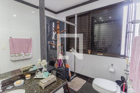 Banheiro da Suíte 1 de apartamento à venda com 4 quartos, 260m² em Cidade Nova, Belo Horizonte