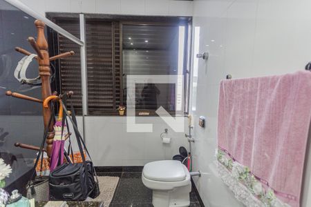 Banheiro da Suíte 1 de apartamento à venda com 4 quartos, 260m² em Cidade Nova, Belo Horizonte