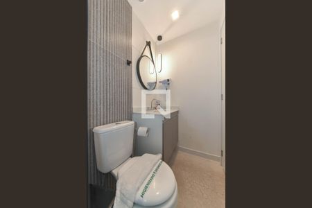 Banheiro de kitnet/studio para alugar com 1 quarto, 25m² em Brooklin, São Paulo