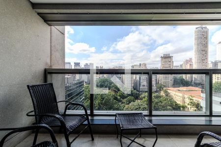Varanda de kitnet/studio para alugar com 1 quarto, 43m² em República, São Paulo