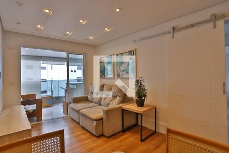 Sala de apartamento para alugar com 3 quartos, 92m² em Vila Regente Feijó, São Paulo