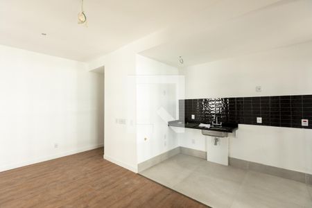 Sala/Cozinha de apartamento à venda com 2 quartos, 56m² em Taquaral, Campinas
