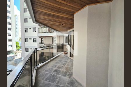 Varanda da Sala de apartamento para alugar com 3 quartos, 147m² em Moema, São Paulo