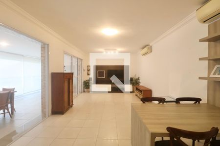 Sala de apartamento para alugar com 3 quartos, 170m² em Parque Enseada, Guarujá