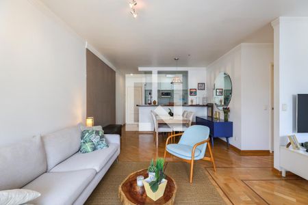 Sala de apartamento à venda com 2 quartos, 75m² em Vila Andrade, São Paulo