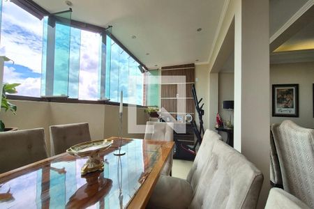 Varanda da Sala  de apartamento à venda com 4 quartos, 290m² em Fazenda Santa Cândida, Campinas