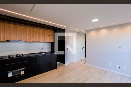 Sala/cozinha  de apartamento à venda com 1 quarto, 35m² em Vila Nova, São Paulo