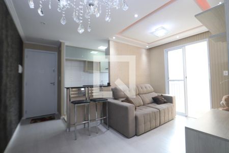 Sala de apartamento para alugar com 2 quartos, 47m² em Jardim Imperador (zona Leste), São Paulo