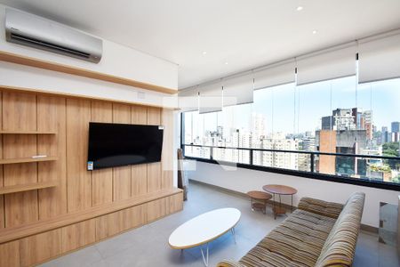 Sala  de apartamento para alugar com 2 quartos, 68m² em Pinheiros, São Paulo