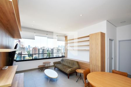 Sala  de apartamento para alugar com 2 quartos, 68m² em Pinheiros, São Paulo
