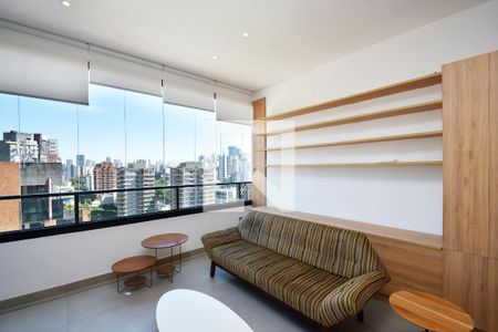 Sala  de apartamento para alugar com 2 quartos, 68m² em Pinheiros, São Paulo