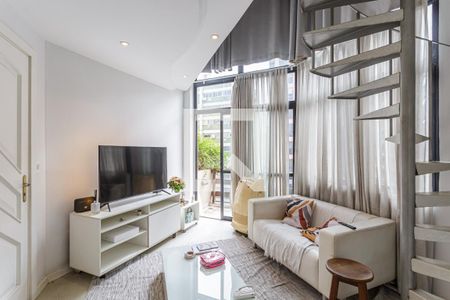 Sala/Cozinha de apartamento para alugar com 1 quarto, 40m² em Jardim Paulista, São Paulo