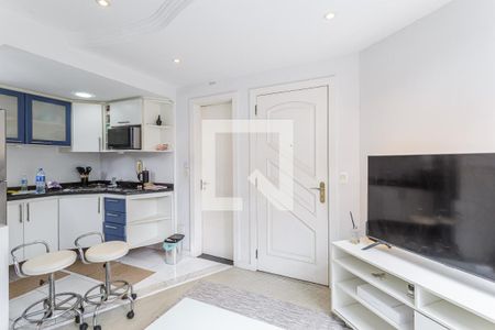 Sala/Cozinha de apartamento para alugar com 1 quarto, 40m² em Jardim Paulista, São Paulo