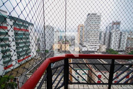 Varanda da Sala de apartamento para alugar com 2 quartos, 94m² em Canto do Forte, Praia Grande