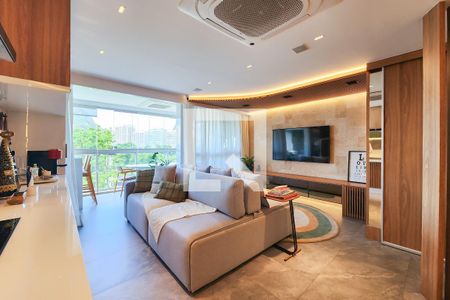 Sala de apartamento à venda com 3 quartos, 106m² em Botafogo, Rio de Janeiro