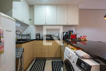 Sala/Cozinha de apartamento à venda com 1 quarto, 43m² em Jardim Paulista, São Paulo