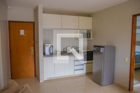 Sala/Cozinha de apartamento para alugar com 1 quarto, 40m² em Setor Oeste, Goiânia