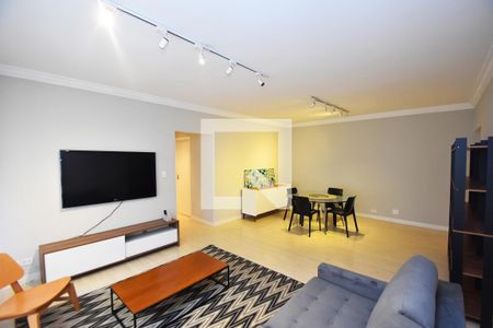 Sala de estar de kitnet/studio para alugar com 2 quartos, 150m² em Cerqueira César, São Paulo