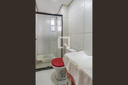 Banheiro da Suíte de apartamento à venda com 2 quartos, 56m² em Vila Caraguata, São Paulo