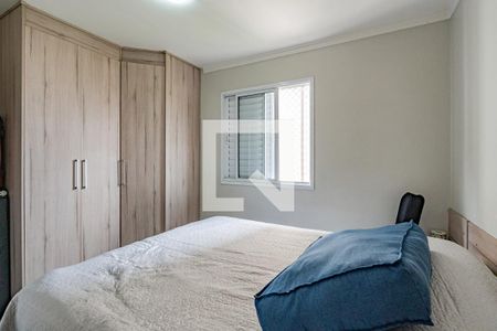 Suíte de apartamento à venda com 2 quartos, 56m² em Vila Caraguata, São Paulo