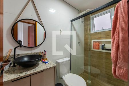Banheiro Social de apartamento para alugar com 2 quartos, 100m² em Jardim Alvorada, Santo André