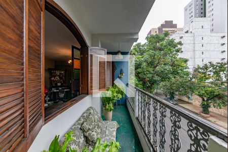 Varanda da Sala 1 de casa à venda com 5 quartos, 550m² em Lourdes, Belo Horizonte