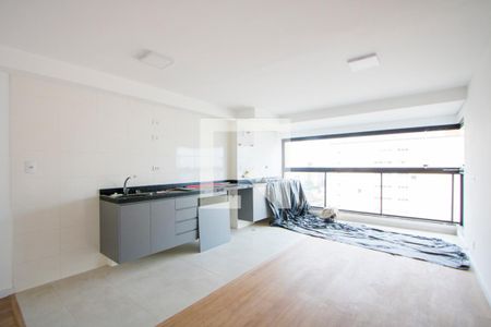 Sala/Cozinha/Área de serviço de apartamento para alugar com 3 quartos, 65m² em Vila Assunção, Santo André