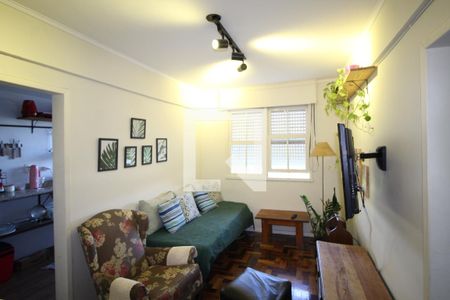 Sala de apartamento para alugar com 1 quarto, 42m² em Petrópolis, Porto Alegre