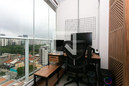 Varanda de apartamento à venda com 1 quarto, 51m² em Vila Gomes Cardim, São Paulo
