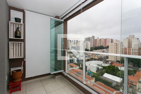 Varanda de apartamento à venda com 1 quarto, 51m² em Vila Gomes Cardim, São Paulo