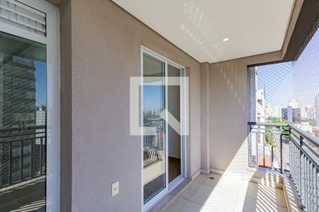 Varanda da Sala de apartamento para alugar com 2 quartos, 66m² em Campo Belo, São Paulo