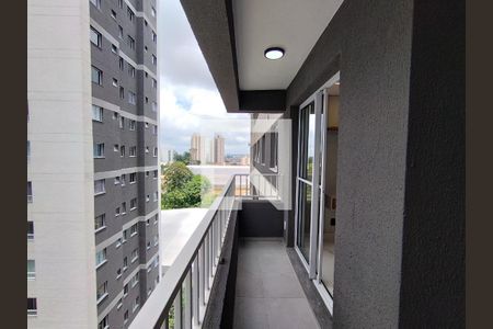 Varanda da Sala de apartamento para alugar com 2 quartos, 42m² em Vila Vermelha, São Paulo