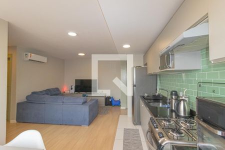 Sala/Cozinha de apartamento à venda com 2 quartos, 54m² em Fátima, Canoas