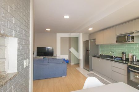 Sala/Cozinha de apartamento à venda com 2 quartos, 54m² em Fátima, Canoas