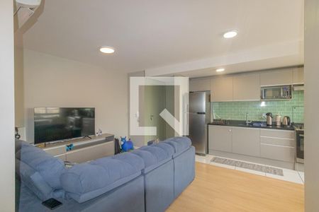 Sala/Cozinha de apartamento à venda com 2 quartos, 54m² em Fátima, Canoas