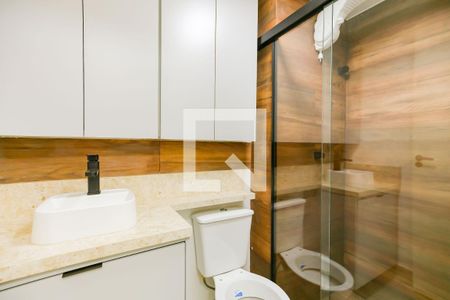 Banheiro Social de apartamento à venda com 1 quarto, 31m² em Butantã, São Paulo