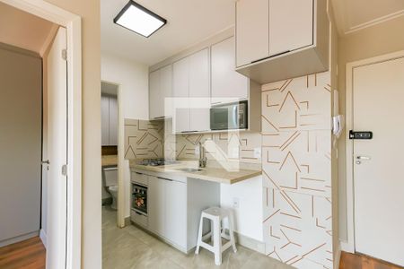 Cozinha de apartamento à venda com 1 quarto, 31m² em Butantã, São Paulo