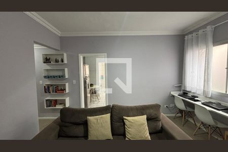 Sala  de apartamento à venda com 2 quartos, 69m² em Vila Valparaíso, Santo André