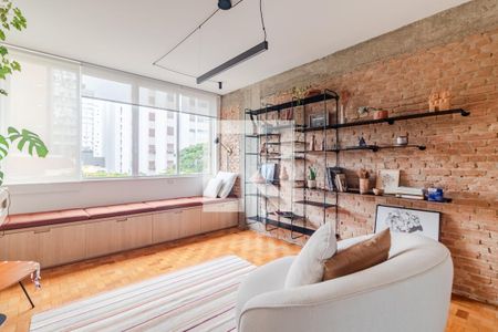 Sala de apartamento à venda com 3 quartos, 140m² em Jardim das Bandeiras, São Paulo
