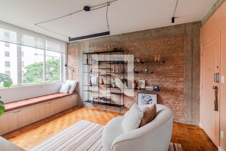 Sala de apartamento à venda com 3 quartos, 140m² em Jardim das Bandeiras, São Paulo