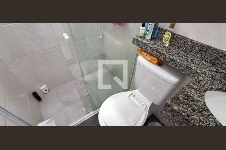 Banheiro Social  de apartamento à venda com 1 quarto, 40m² em Vila Palmares, São Caetano do Sul