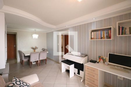 Sala de apartamento para alugar com 3 quartos, 87m² em Santa Maria, São Caetano do Sul