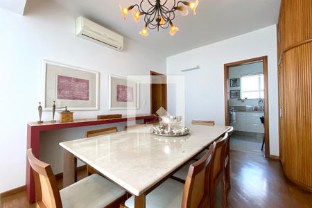 Sala de Jantar de apartamento à venda com 3 quartos, 110m² em Serra, Belo Horizonte