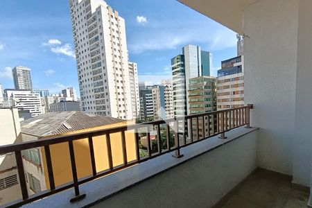 Varanda e Vista de kitnet/studio para alugar com 1 quarto, 22m² em Consolação, São Paulo