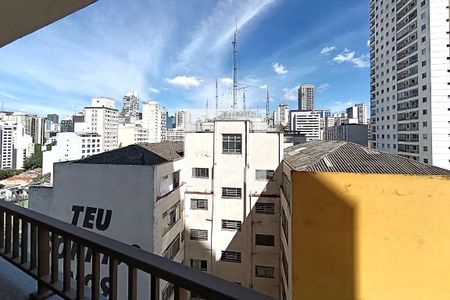 Varanda e Vista de kitnet/studio para alugar com 1 quarto, 22m² em Consolação, São Paulo