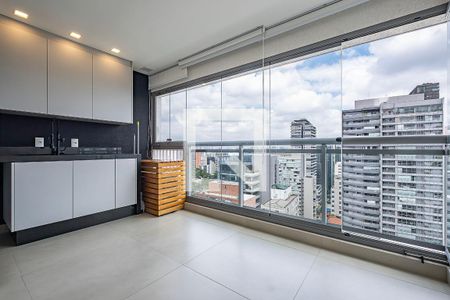 Sala/Cozinha de apartamento para alugar com 1 quarto, 50m² em Pinheiros, São Paulo