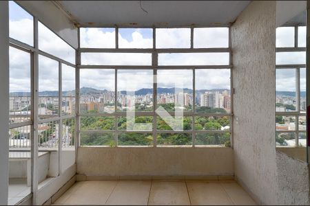 Varanda  de apartamento à venda com 1 quarto, 60m² em Centro, Belo Horizonte