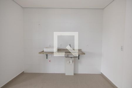 Sala_Cozinha_Suite Conjugada de apartamento à venda com 1 quarto, 40m² em Empresarial 18 do Forte, Barueri