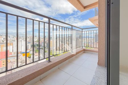Varanda da Sala de apartamento à venda com 1 quarto, 28m² em Liberdade, São Paulo